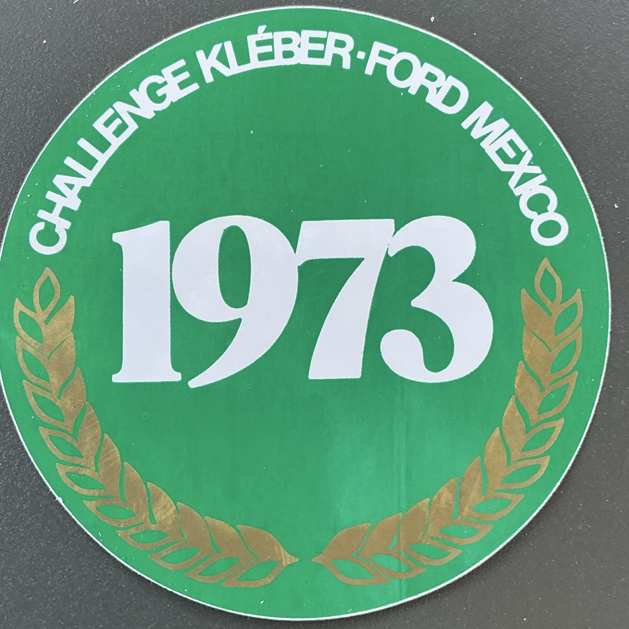 Raro Adesivo CHALLENGE KLEBER FORD MEXICO 1973 Vintage Originale Autodromo F1
