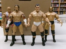 CM Punk, Vladimir Kozlov, Kurt Angle, HHH jakks deluxe wrestling figures wwe