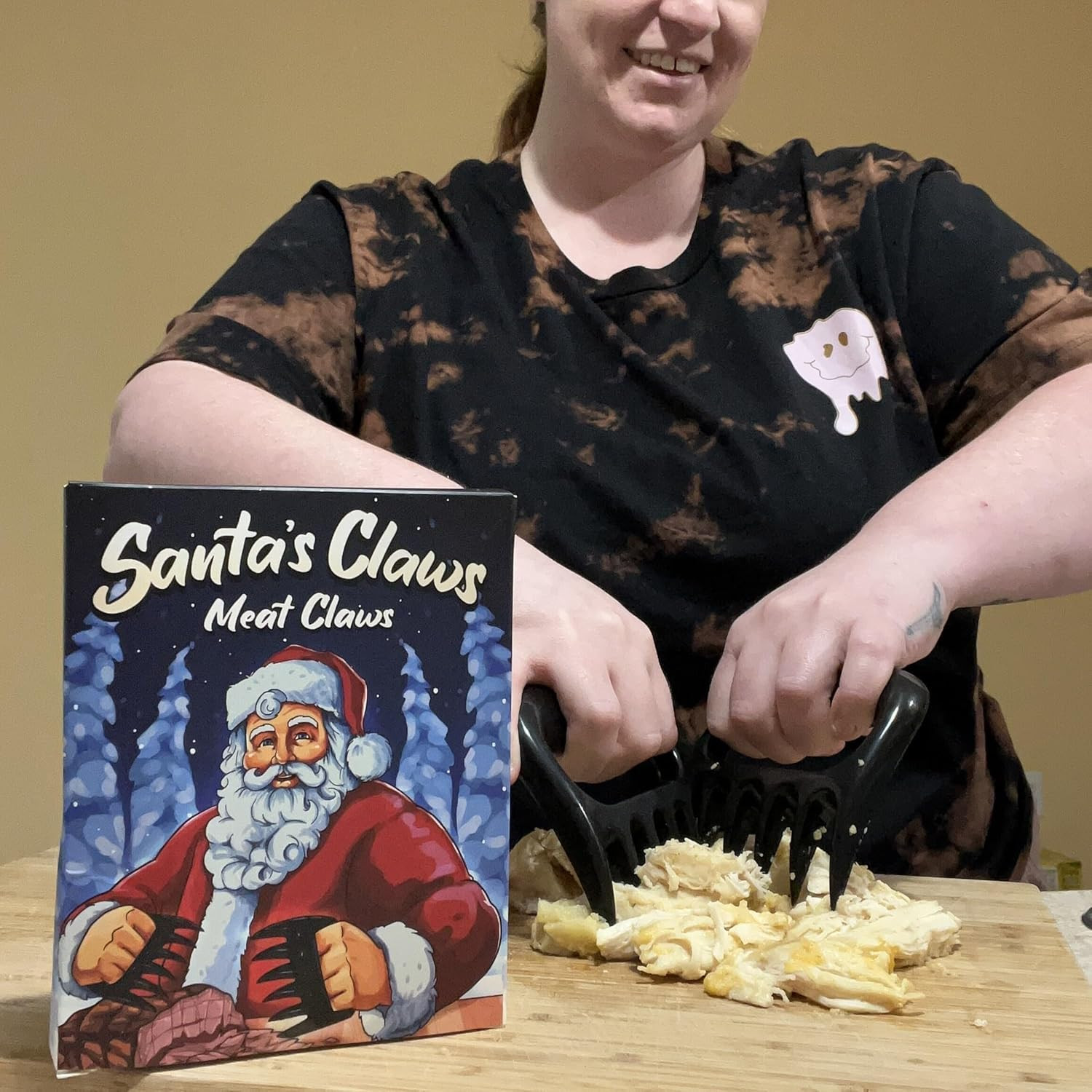 Meat Shredder Claws Shredding Stocking Stuffers for Men Women White Elephant Gif