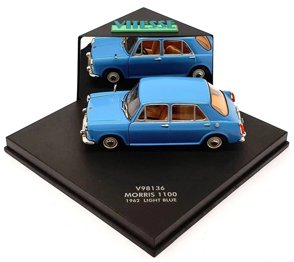 Vitesse 1/43 Scale Model Car V98136 - 1962 Morris 1100 - Light Blue - Image 4 of 4