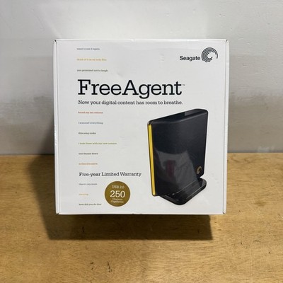 Seagate FreeAgent 250GB USB 2.0 External Hard Drive Windows MAC OS X 10 NEW SEAL