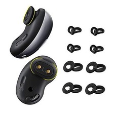  8 Pairs for Galaxy Buds Live Ear Tips Silicone Anti-Slip/Dust Black / 8 Pairs