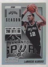 2018 Contenders Season Ticket Premium Edition Silver Prizm LaMarcus Aldridge 4l3
