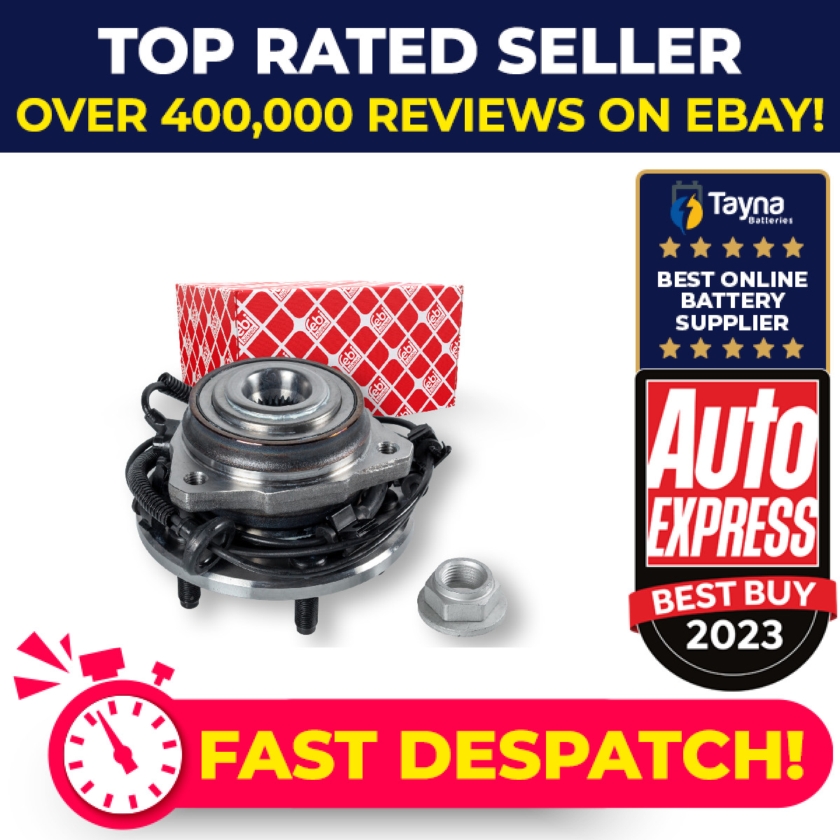 Wheel Bearing Kit fits JEEP CHEROKEE KJ 2.8D Front Right 02 to 08 ENR 52128692AB