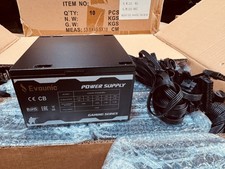 EVOUNIC 650W ATX 80+ BRONZE Gaming PC Power Supply PSU