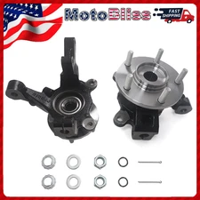 2Pcs Front Steering Knuckle & Wheel Hub Bearing for 2007 2008-2012 Dodge Caliber
