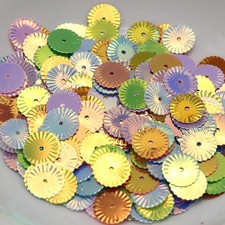 1000 Mixed Color Sunburst Flower loose sequins Paillettes 10mm sewing Wedding
