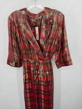 Pre-Owned Alice + Olivia Red Size 6 Maxi Long Sleeve Dress