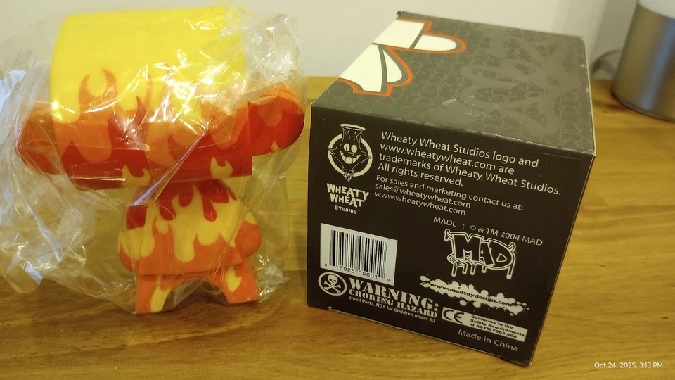 2004 5" PVC MadL Flame by Jeremy Madl. Tower Records Exclusive with box - Image 2 of 4