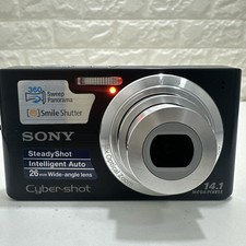Sony Cyber-Shot DSC-W610 14.1MP Digital Camera Black *Tested & Working** VGC