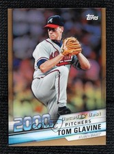 2020 Topps Decades Best Chrome Pitchers Gold Refractor 12/50 Tom Glavine 00ur