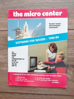The Micro Center Software for Success 1983 Course Catalog Apple Atari PET MAG4