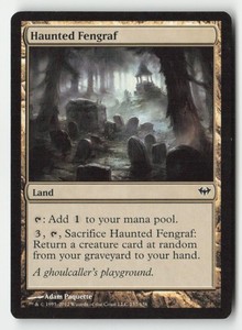 Haunted Fengraf 157/158 Common Dark Ascension MTG