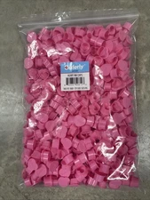 Saferly Heart Tattoo Ink Caps for Tattooing, Disposable Pigment Holder 500 Piece