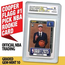 2025 Panini COOPER FLAGG #NBADN-1 NBA #1 Draft Pick Rookie Card RC - GEM MINT 10