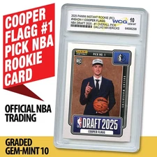 2025 Panini COOPER FLAGG #NBADN-1 NBA #1 Draft Pick Rookie Card RC - GEM MINT 10