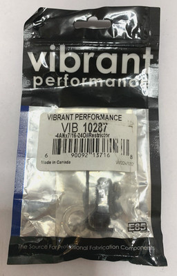 Vibrant Performance ~ 10287 ~ -4Anx7/16-24 Oil Restrictor Fitting