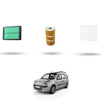 Hoffcar Wartungsset - 3 Filter Kompatibel Mit Renault Koleos II 1.6 DCI 96KW