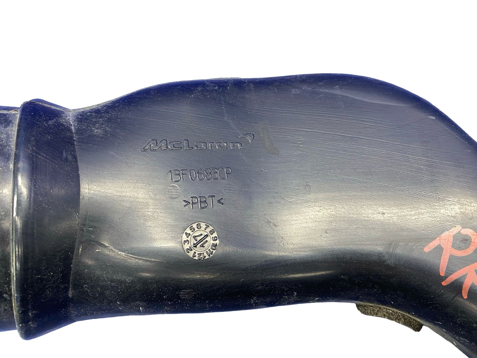 2016-2021 Mclaren 570s RWD 3.8L Rear Right Engine Air Intake Hose Pipe 13F0683CP