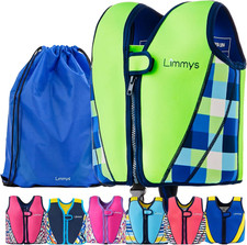 Swim Vest for Toddlers  Kids - Adjustable Buoyancy Swimming Aid, CE Safety Cert