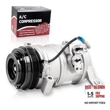 AC Compressor Compatible with 2001-2013 Silverado 1500, 2001-2014 Tahoe, 2001