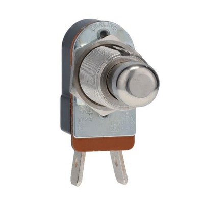 1PC CARLING TECHNOLOGIES P26B-1D-RND MTL Pushbutton Switch,SPST,OFF-(ON),Ro