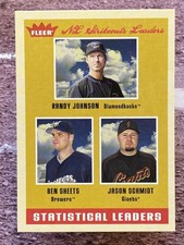 2005 Fleer Tradition Randy Johnson Ben Sheets Jason Schmidt #6