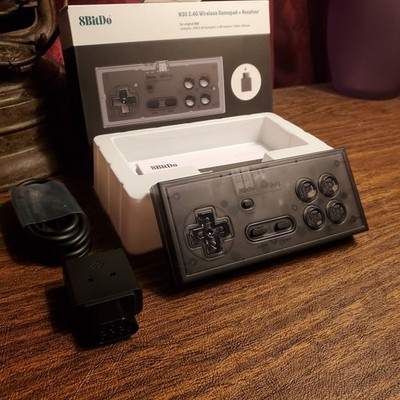 8Bitdo N30 2.4G Wireless Gamepad for NES - Transparent Edition BLACK | BRAND NEW