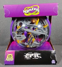 Spin Master Perplexus Epic 3D Maze Ball Puzzle Game w/125 Obstacles, New