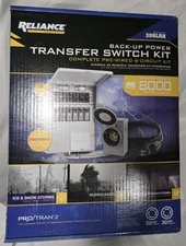 Reliance 306LRK 30Amp BackUp Power Manual Transfer Switch Kit PreWired 6-Circuit