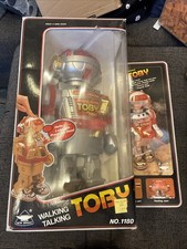VINTAGE 1180 BRIGHT TOBY WALKING TALKING SMOKING ROBOT WORKING NICE