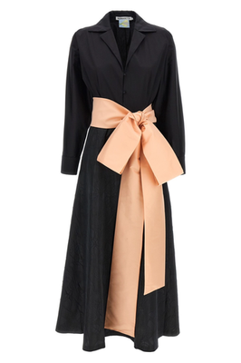 bernadette black dress BERNADETTE | Black COLETTE LONG DRESS main image 1