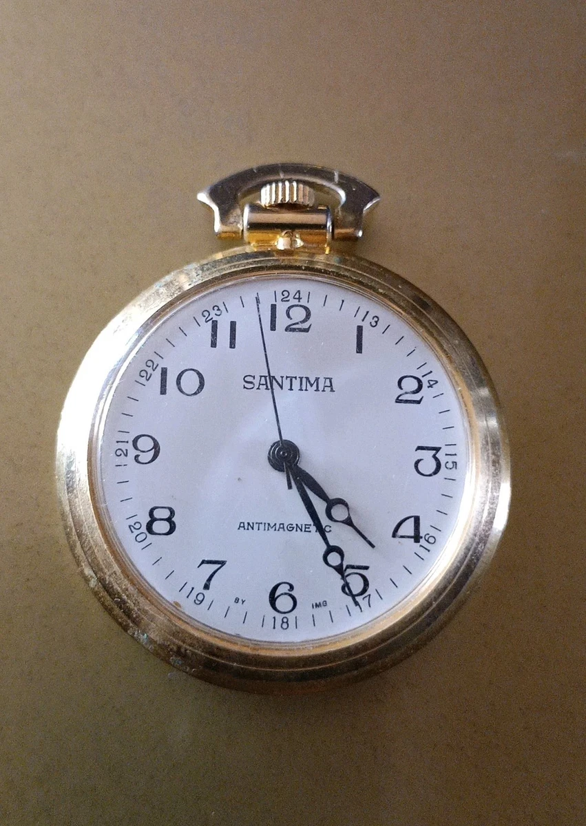 Montre De Poche Vintage à Cristal Ouvert VOSA NOS 440 | Montre Ancienne Neuve Verre Cristal