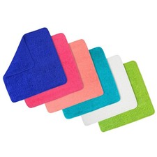 100 Cotton Wash Cloths 11x11    Soft Reusable Towels   Pack of 6/12/18