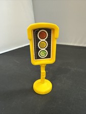 Fisher Price Little People semaforo di stop verde per via villaggio città