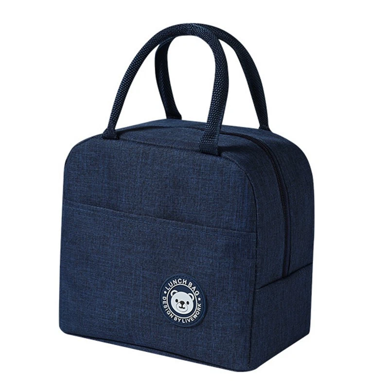 Insulated Lunch Box Bag with Ice Pack for Bento & Food Storage