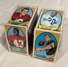 1970 TOPPS FOOTBALL CARDS #1-50 - PICK YOUR CARD(S) - 1-Owner, Great Condition!!