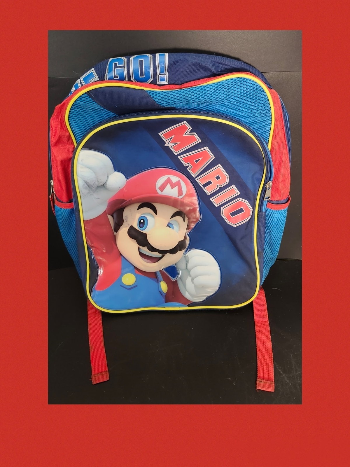 Backpack School Super Mario. Reflective/Adjustabl… - image 2