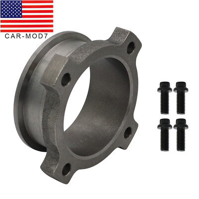 3'' 4 Bolt Exhaust Turbo Flange to 3'' Inch V-Band Adapter Adaptor GT30 GT35 T3