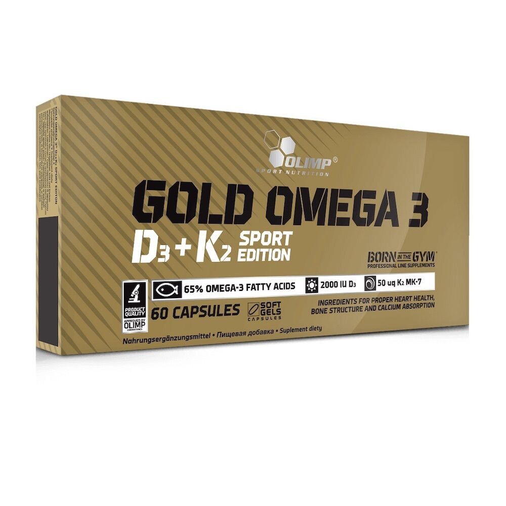 Olimp Nutrition Gold Omega 3 D3 + K2 Sport Edition - 60 Caps - Image 7
