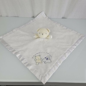 carters teddy bear security blanket
