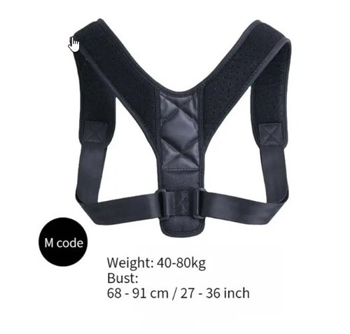 NEU GÜRTEL SCHULTERBAND HALTUNGSKORREKTUR RÜCKEN ATMUNGSAKTIV UNISEX FITNESSSTUDIO - Bild 1 von 9