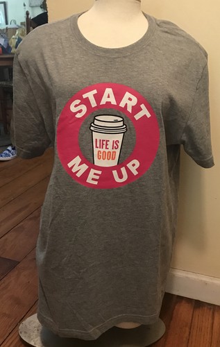 Start Me Up Gray Short Sleeve T Shirt 