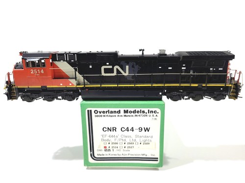 Overland OMI CN CNR GE C44-9W Canadian National #2514 HO modelo de latón #6535.1 | Zustand: Used