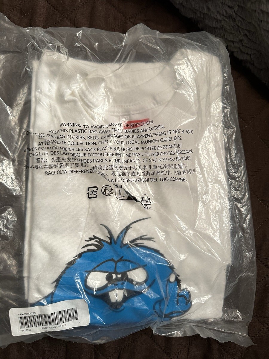 Supreme Camacho Tee White T-Shirt FW23 Size L | eBay