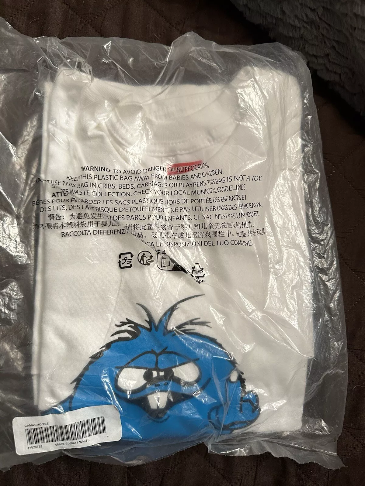 Tee shirt blanc Supreme Camacho FW23 taille L