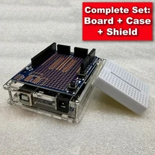 CH340 ATmega 328P R3 Board Compatible with Arduino UNO IDE + Case + Shield