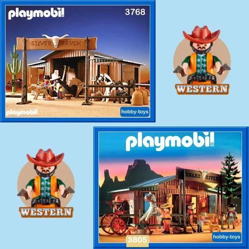 Playmobil * SILVER RANCH 3768 * SNAKE RIVER 3805 (3804) * SPARE PARTS SERVICE *