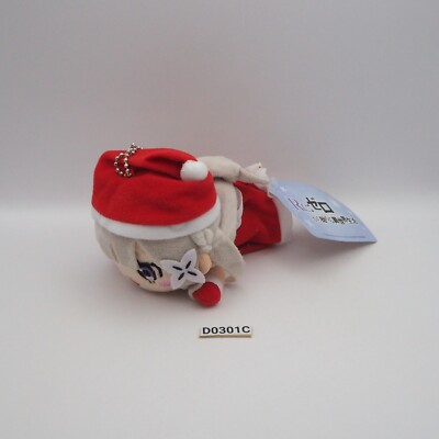 Re:Zero D0301C Emilia SEGA Nesoberi Christmas 5'' Mascot Plush Toy Doll Japan