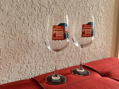 2023 Epcot Food And Wine Wine Your Way Around The World Wine Glasses Set Of 2